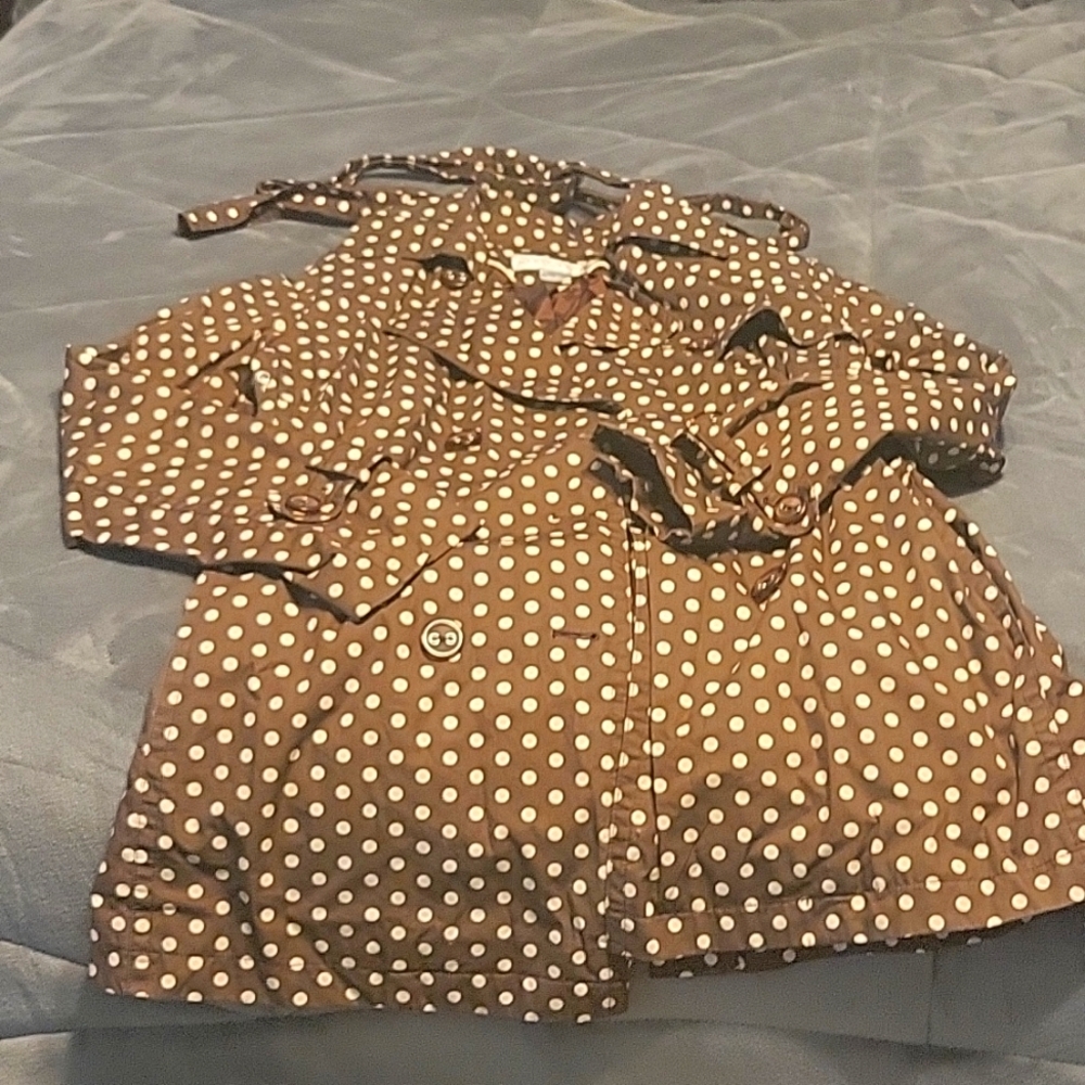 Polka dot coat